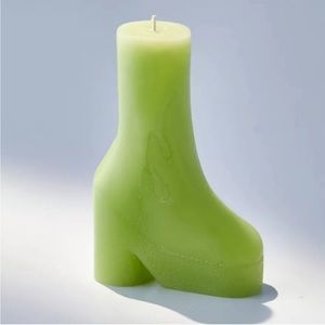 Retro Boot Shaped Unscented Candle
